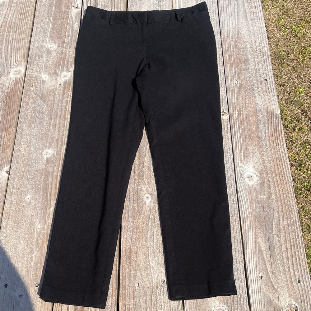 George Black Cropped Knit Pants